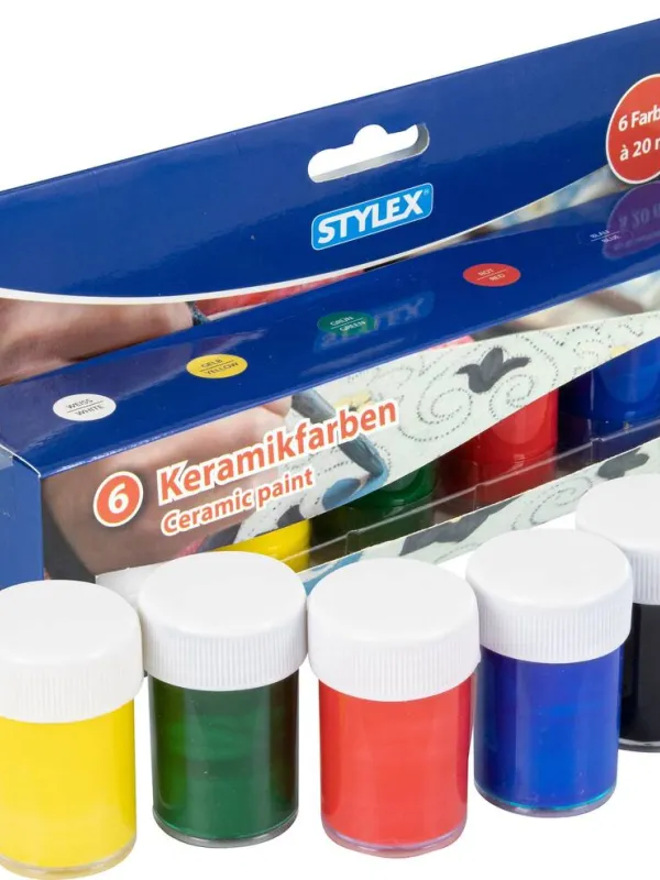 Prece Krāsa stiklam,keramikai 6x20 ml Attēls