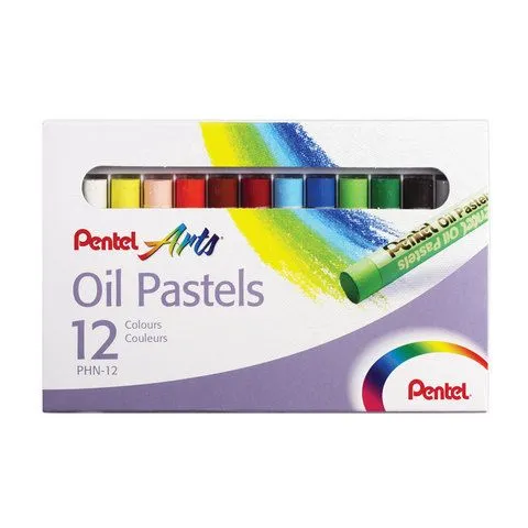Prece Eļļas pasteļkrītiņi Pentel Arts, 12 krāsas Attēls