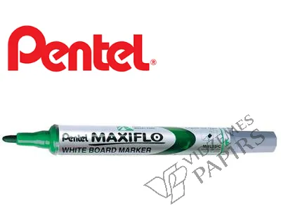 Prece Marķieris baltām tāfelēm Pentel MAXIFLO MWL5S, zaļš, d-4mm Attēls