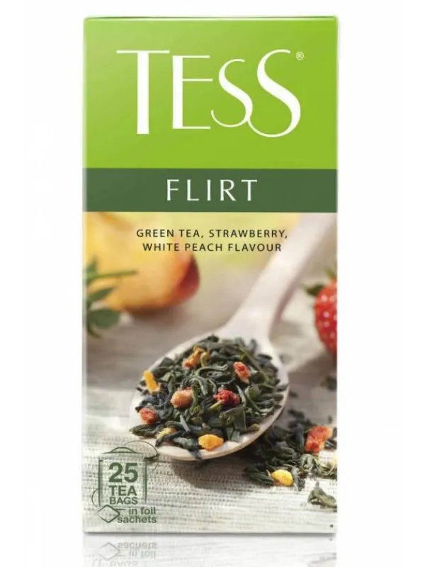 Prece Tēja zaļā Tess Flirt 25x1.5gr Attēls