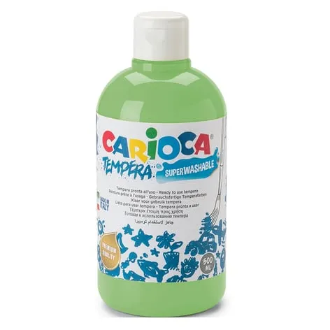 Prece Guaša krāsa Carioca 500ml KO 027/43 pasteļzaļa Attēls