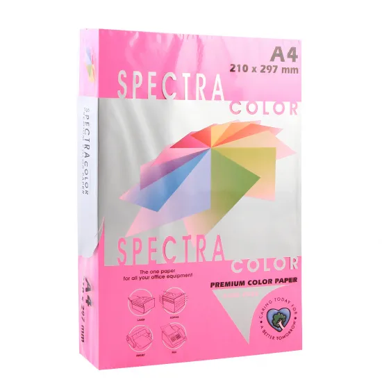 Prece Papīrs krāsains A4,80g., 500lp Cuber red IT350 Attēls