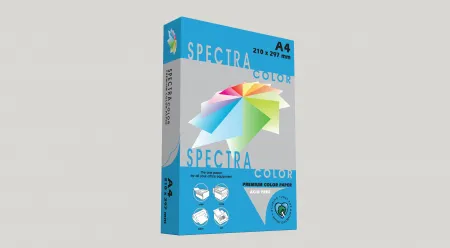 Prece Papīrs krāsains A4,80g/m2, 500lp, Turquoise, Spectra Color Attēls