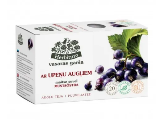 Prece Tēja Herbitum ar upenēm 2.5gx20gab. Attēls