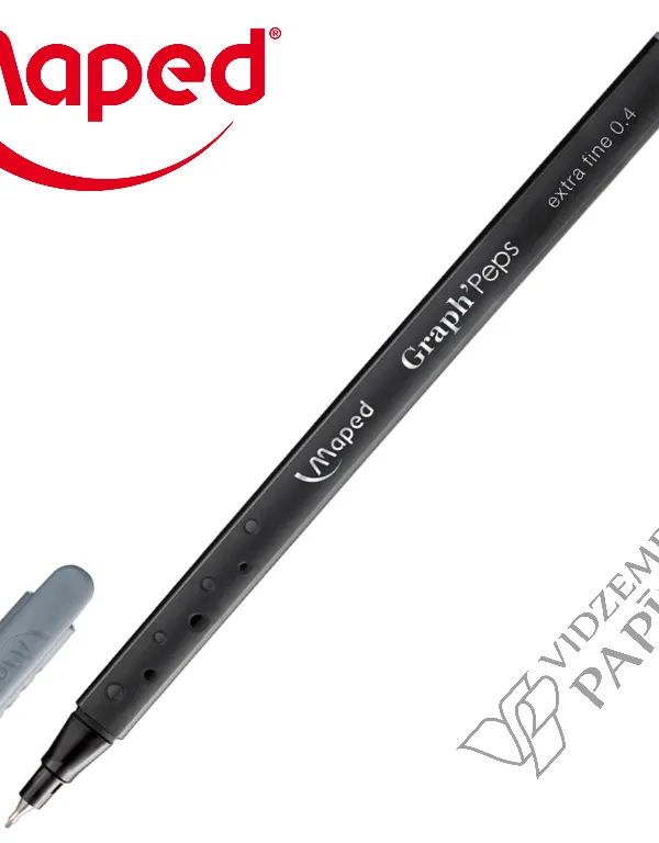 Prece Flomāsterpildspalva Maped Graph Peps 0.4, gentle grey Attēls