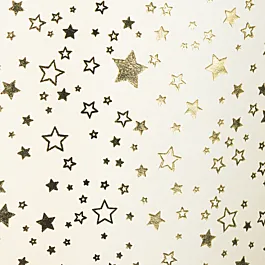 Prece Papīrs dekoratīvs A4, 220g/m2, Stars Cream Attēls