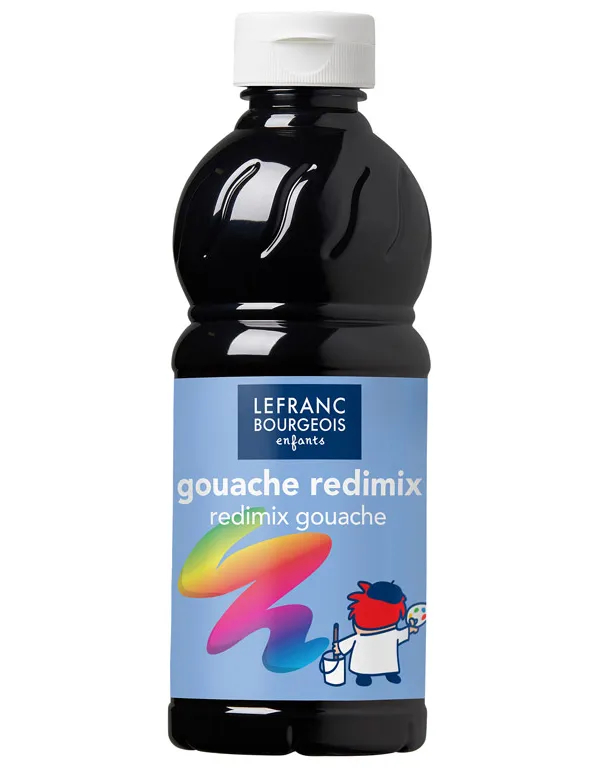 Prece Guaša krāsa Redimix 500ml 265 black Attēls