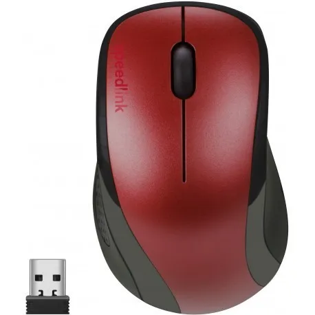 Prece Datorpele bezvadu optiskā, sarkana, Kappa Speedlink Attēls