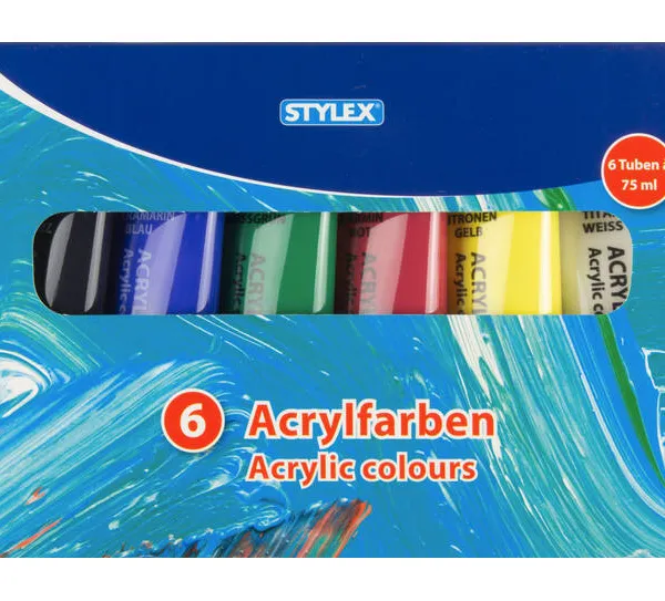 Prece Akrila krāsa, 6kr., 75ml Attēls