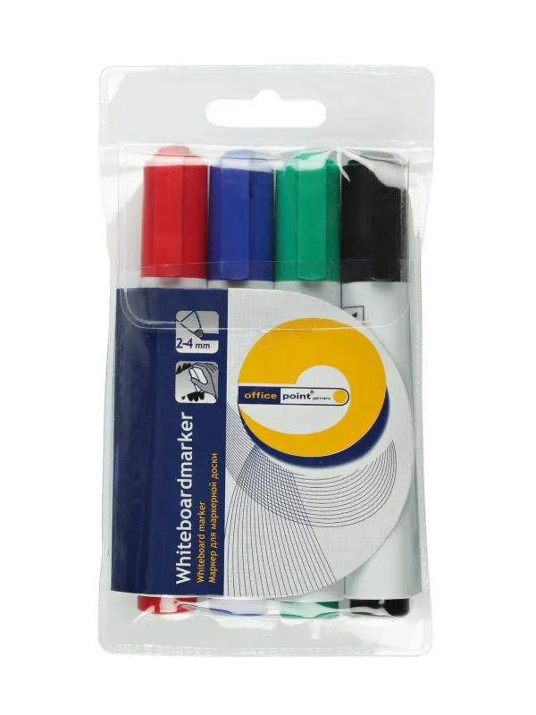 Prece Marķieru kompl. baltām tāfelēm Office Point 4kr. 1-5mm Attēls