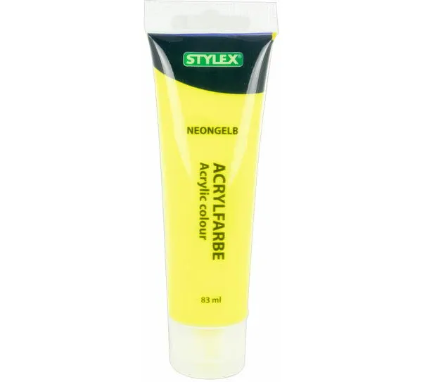 Prece Akrila krāsa 200ml.dzeltena tulbā Attēls