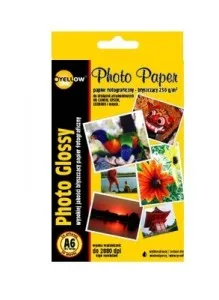 Prece Foto papīrs A6,230g glancēts Yellow One 20lp Attēls