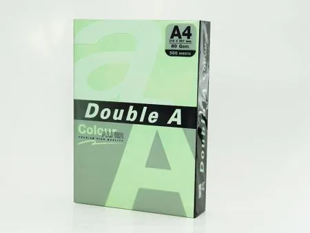 Prece Papīrs krāsains A4,75g/m2, Double A, 25lp, Emerald Attēls