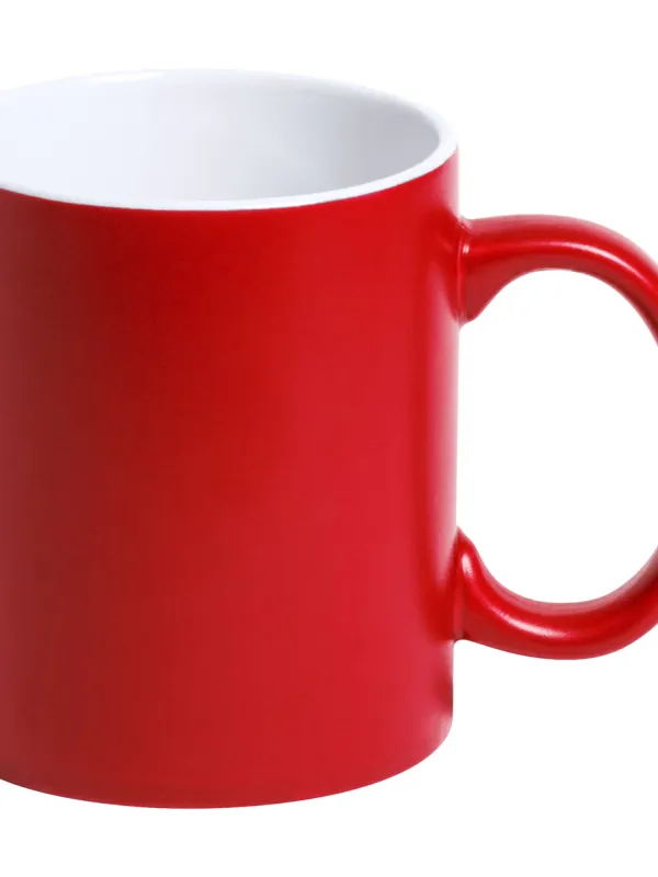 Prece Krūze keram. Sarkana/balta LOUSA 350 ml Attēls