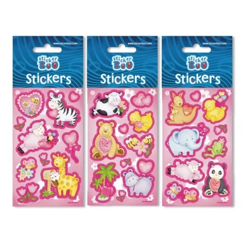 Prece Uzlīmes pašlīmējošās kompl. 66x180mm Hearts Boo Attēls