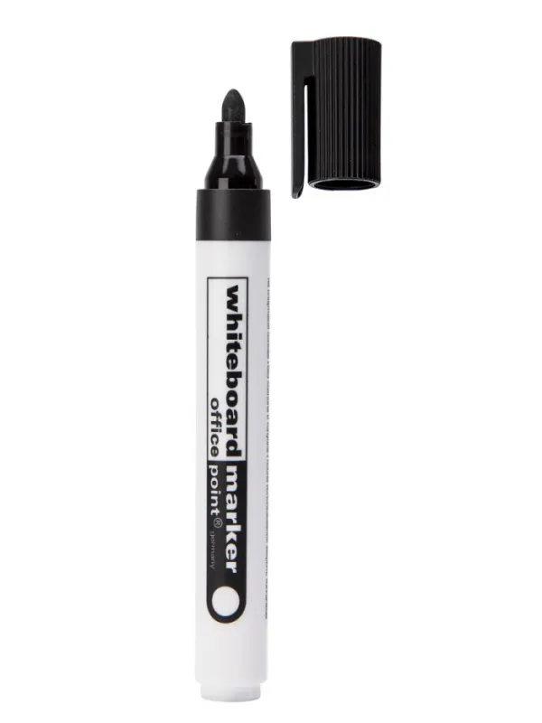 Prece Marķieris baltām tāfelēm Office Point melns 1-5mm Attēls
