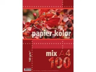 Prece Papīrs krāsains A4,160g ,100lp., 5 krāsu mix Attēls