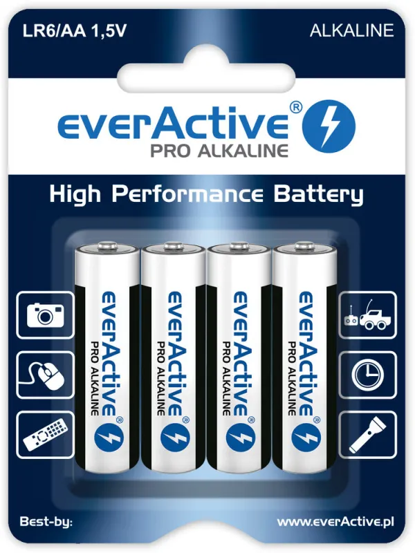 Prece Baterija EverActiv Pro LR6/AA 1.5V Attēls