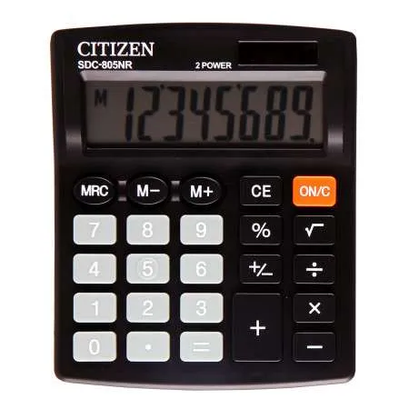 Prece Kalkulators Citizen CDC-805NR 8 ciparu displejs Attēls