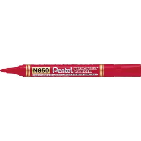 Prece Marķieris universāls Pentel N850 sarkans Attēls