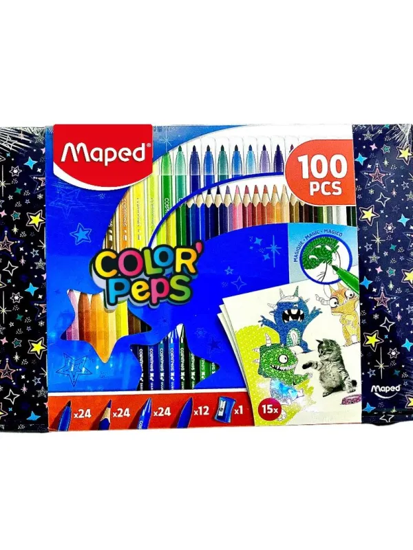 Prece Komplekts ColorPeps 100gab+15 kartiņas Maped Attēls