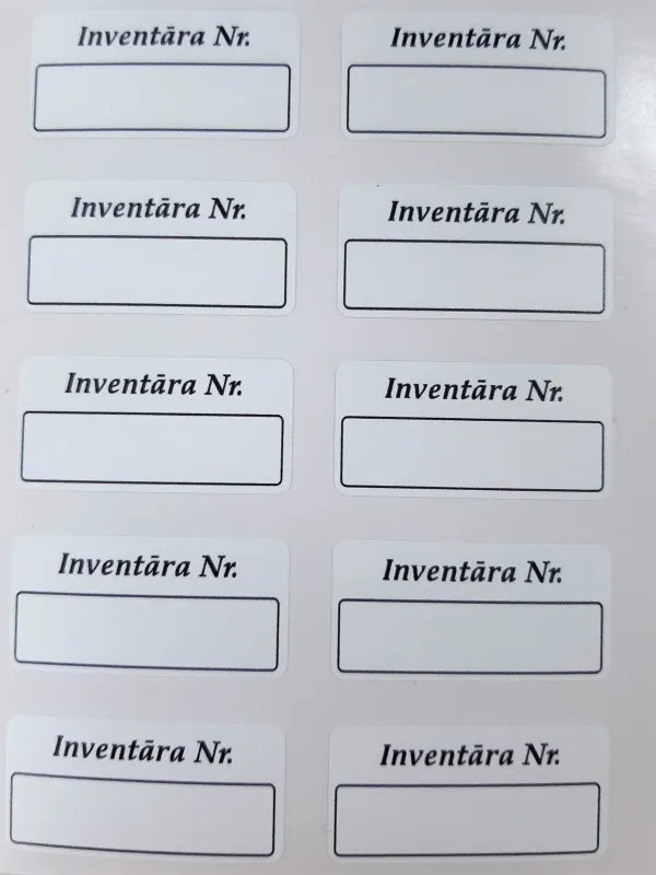 Prece Uzlīmju komplekts (100gb) invent./pamatlīdz. Nr. Attēls