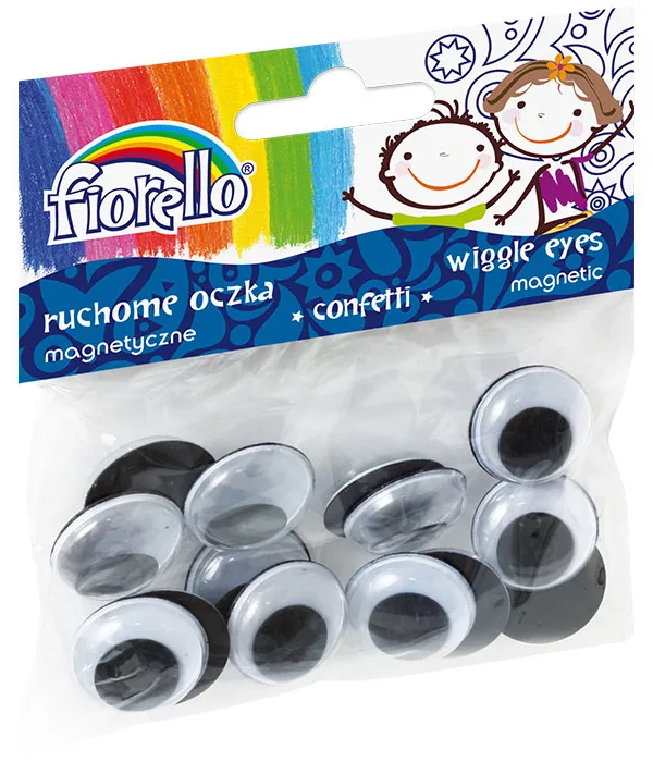 Prece Acis rotaļlietām 20mm 15gab. Fiorello Attēls