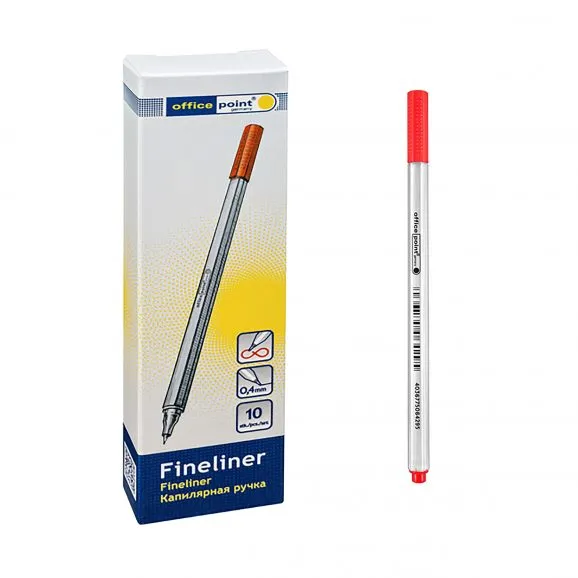 Prece Pildspalva Office point 0.5mm sarkana Attēls