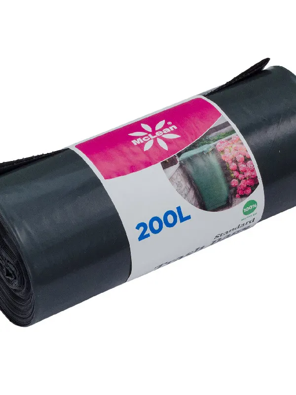 Prece Maisiņi atkritumu Smile 200L 10gab/rullī Attēls