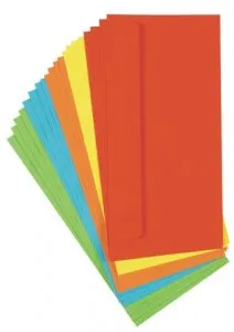 Prece Aploksnes C65 110x220mm pašlīmējošās 20gb krāsainas Attēls
