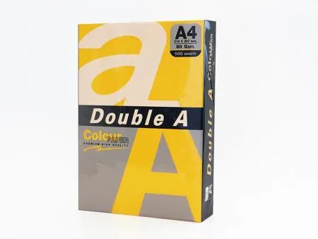 Prece Papīrs krāsains A4,75g/m2, Double A, 25lp, Gold Attēls