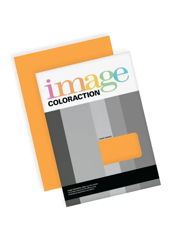 Prece Krāsains papīrs A4 Image Coloraction 80g, 50lp, Nr.27 Light orange Attēls