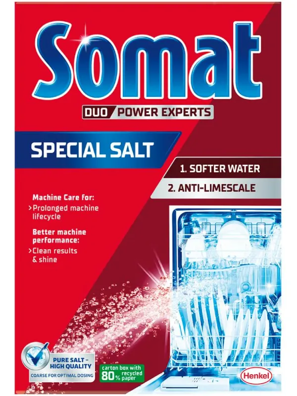 Prece Sāls trauku mazgājamai mašīnai 1.5 kg. Somat Attēls