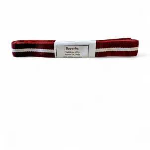 Prece Karoglente 3mx1.5mm sarkanbaltsarkana Attēls