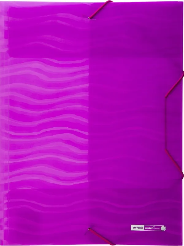 Prece Mape A4 ar gumiju Office Point violeta Attēls