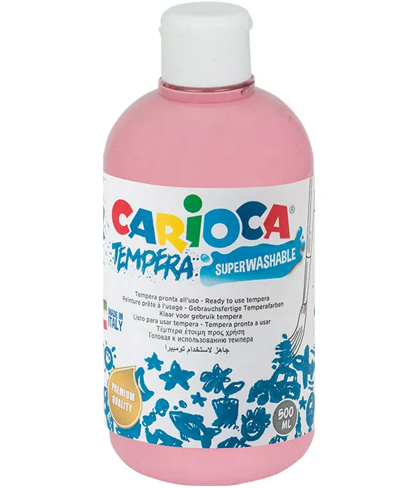 Prece Guaša krāsa Carioca tempera 500ml KO 027 / 09 pink – rosa Attēls