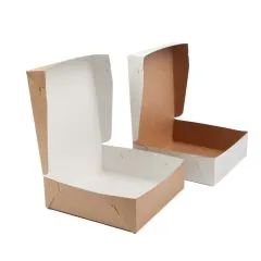Prece Kartona kaste tortēm 205x205x65 mm balta (0.055kg/1gb) Attēls