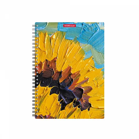 Prece Klade A5/80lp.,rūtiņu, ar spirāli, Flowers, asorti Attēls