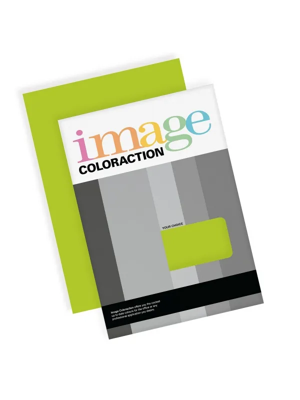 Prece Krāsains papīrs A4 Image Coloraction 80g, 50lp, Nr.66 Lime Attēls