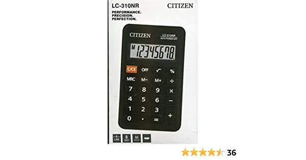 Prece Kalkulators Citizen LC-310 Attēls