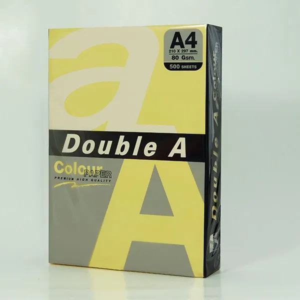 Prece Papīrs krāsains A4, 80g/m2, 100lp, Buter, Double A Attēls