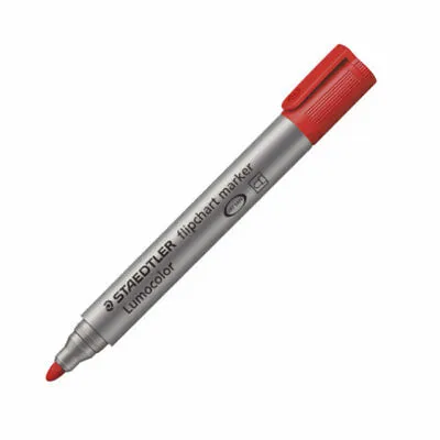 Prece Marķieris Flipchart tāfelēm Staedtler sarkans Attēls