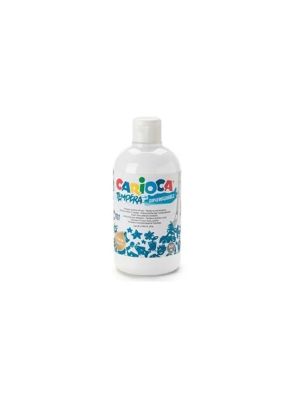 Prece Guaša krāsa 500ml Carioca 27/ 01 balta Attēls