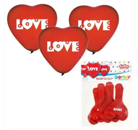 Prece Baloni 10'' Love 5gab. Attēls