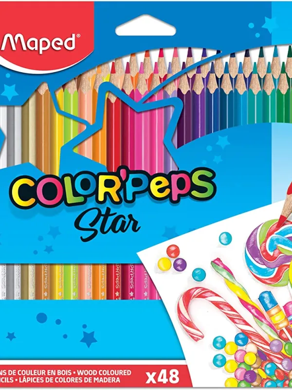 Prece Zīmuļi 72 krāsas Color Peps Maped Attēls
