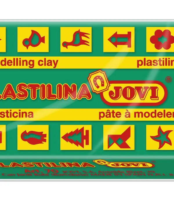 Prece Plastilīns Jovi 50g tumši zaļš Attēls