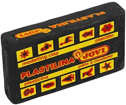 Prece Plastilīns Jovi 50g melns Attēls