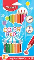 Prece Zīmuļi 12 krāsas Maped"Color Peps Jumbo" Attēls