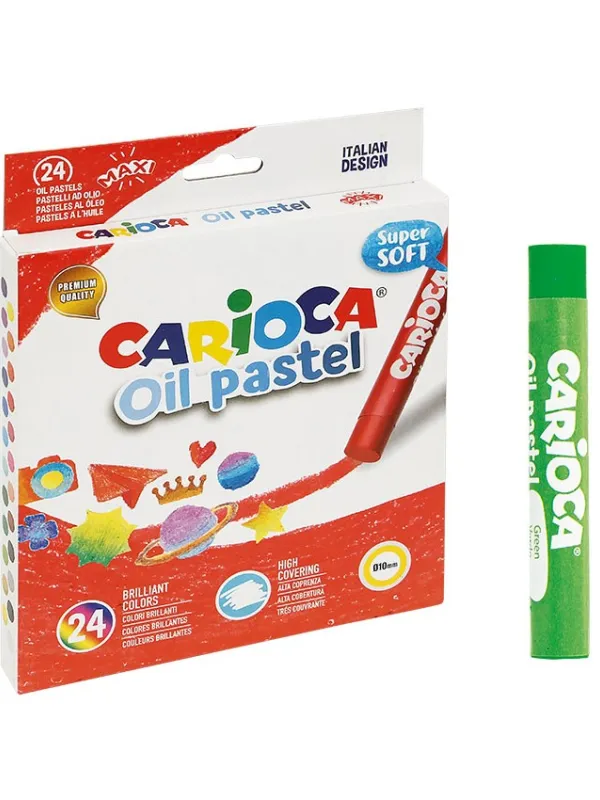 Prece Eļļas pasteļkrītiņi CARIOCA, 24 krāsas Attēls