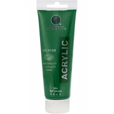 Prece Akrilkrāsas Maries 816B-568 120ml zaļa Attēls
